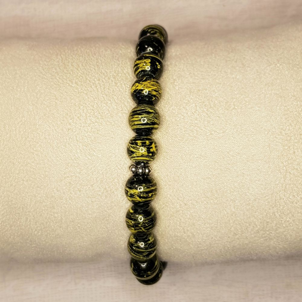 Armband gelb-schwarz