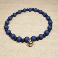 Armband Perle blau